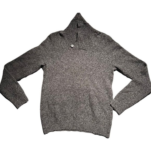 Joseph Abboud Men's Wool Sweater  Fleece Gray Medium - Picture 2 of 8